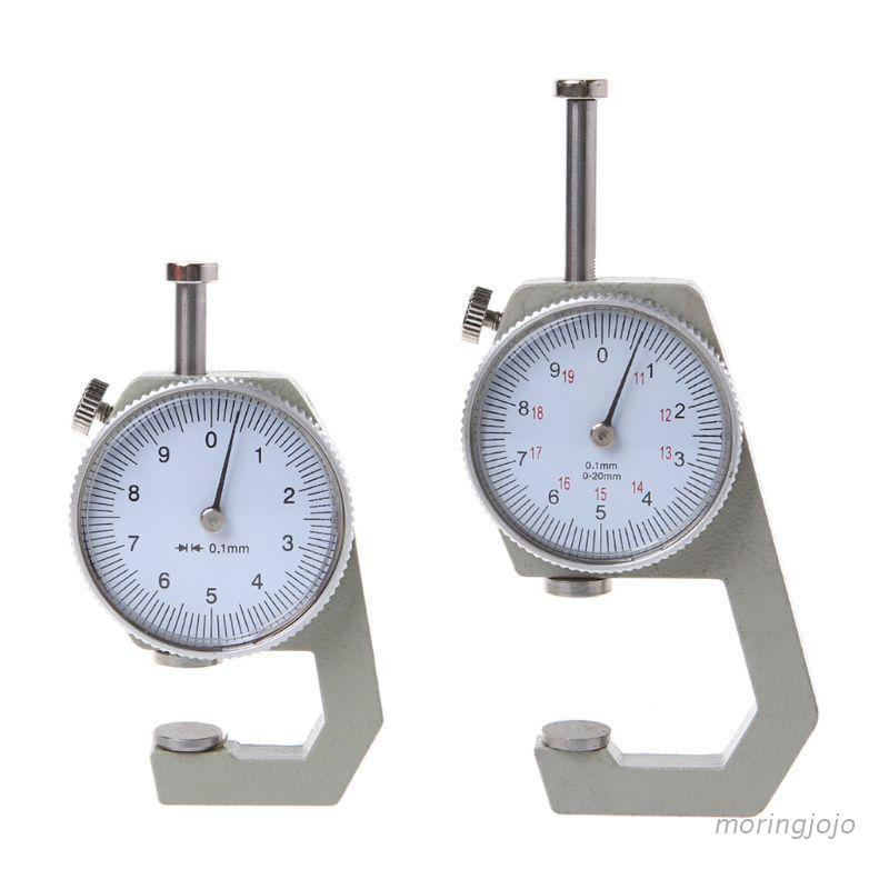 JoJo♥ Dial Thickness Gauge 10 20mm Leather Paper Thickness Meter Tester Accuracy 0.1mm