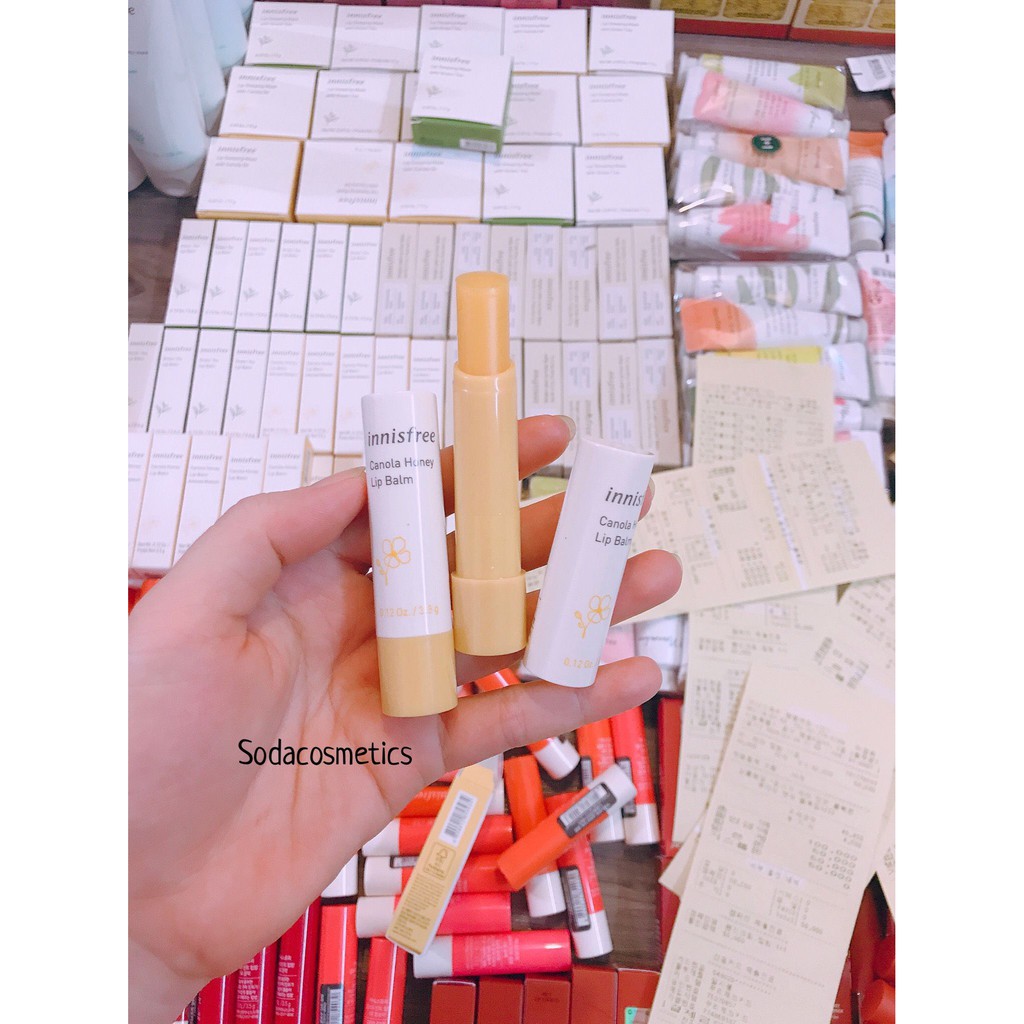 Son Dưỡng Innisfree Canola Honey Lip Balm(THANH LÝ DATE THÁNG 6/2021) | BigBuy360 - bigbuy360.vn