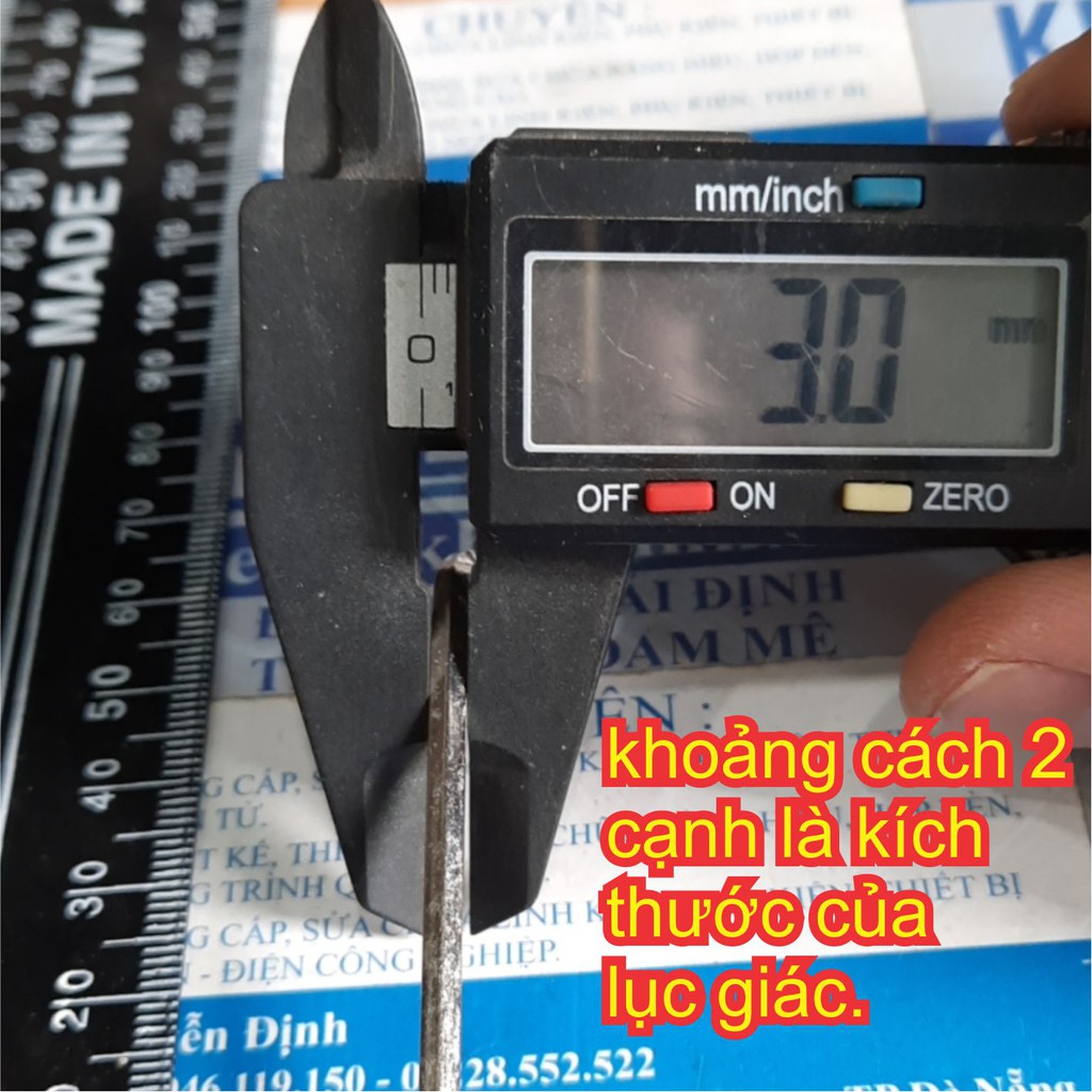 Bộ 10 tay vặn lục giác các cỡ từ 1.5 đến 10 ly kde7740