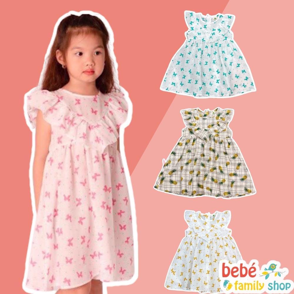 [Xả kho] Váy cho bé gái 7-30kg maxi xòe suông chữ A xinh đẹp đi học, đi chơi bebefamilyshop- VLA
