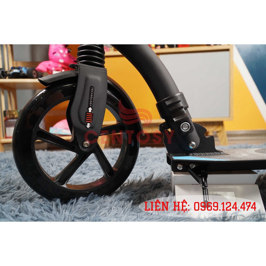 Xe Trượt Scooter Người Lớn Centosy A7 - Đen khuyến mãi