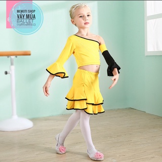 Bộ dance lệch vai vàng cho bé