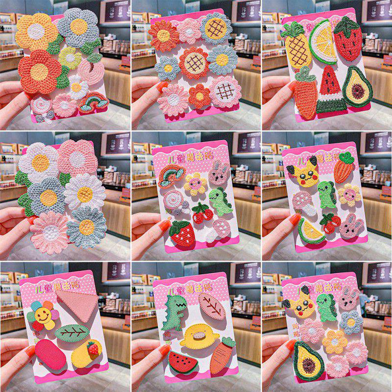 Bộ kẹp tóc thiết kế kiểu Hàn Quốc xinh xắn cho bé gái