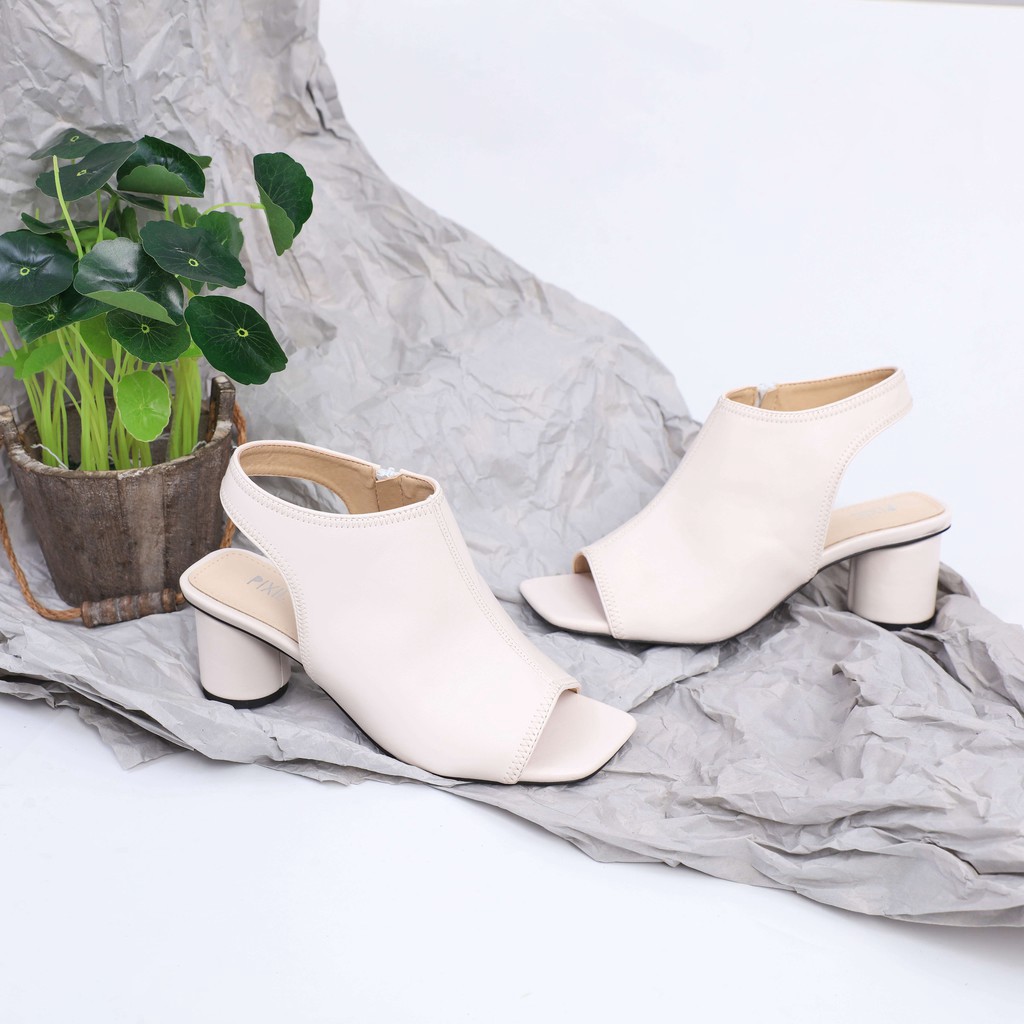 Giày Giả Boot Sapo 5cm Đế Tròn Pixie X640