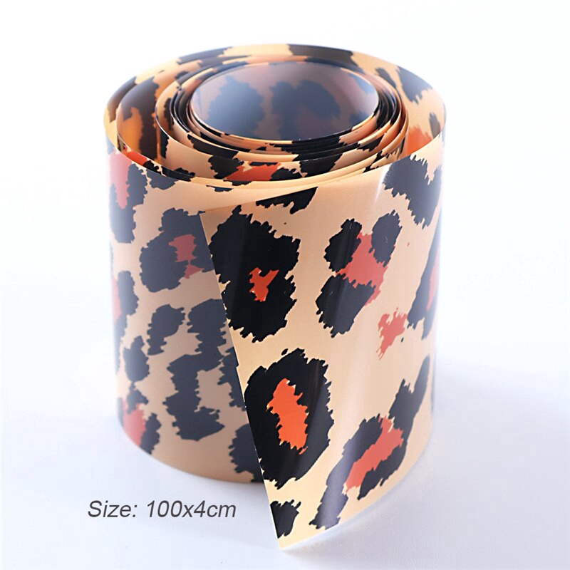 Hộp giấy dán móng tay hoạ tiết da báo xinh xắn