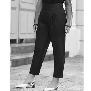 Quần tây baggy 9 tấc cát nhật lưng cao bigsize