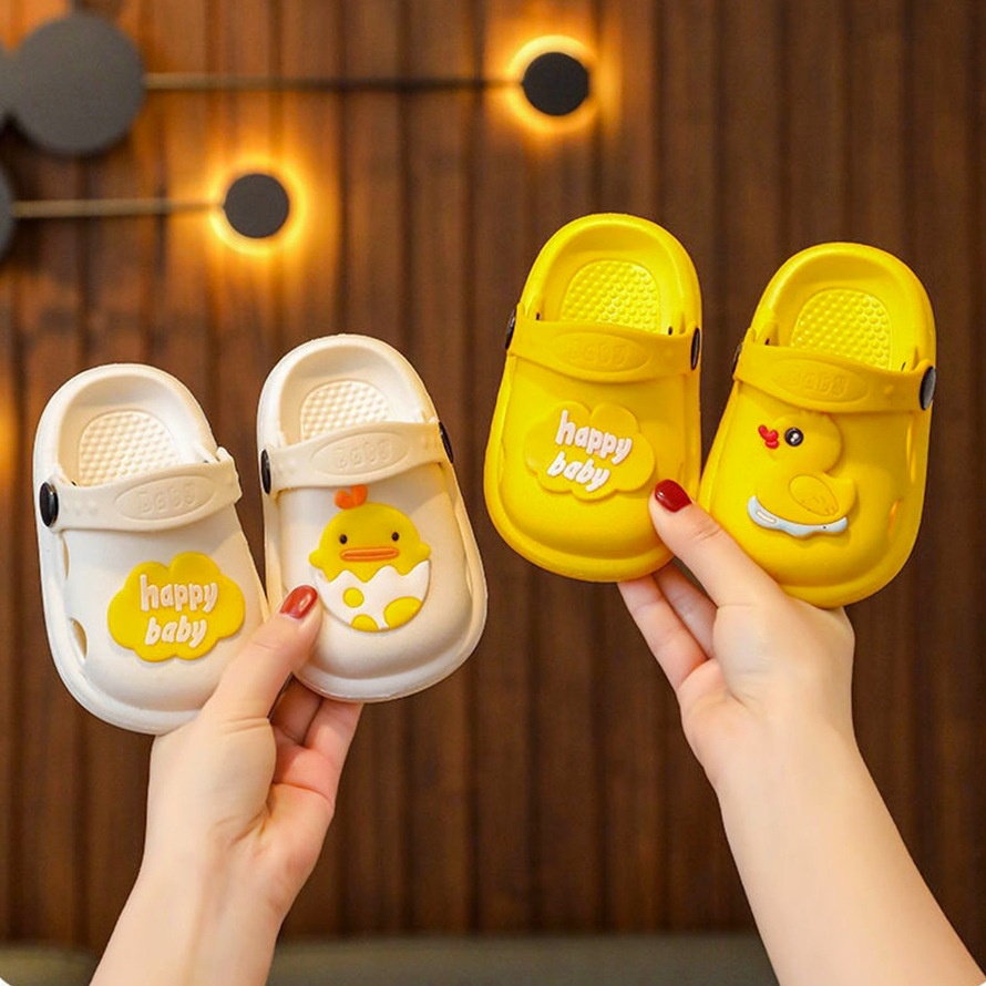 Dép Sục Cho Bé Gái Bé Trai Có Quai Hậu Giày Bền Đẹp Êm Ái Có Đế Chống Trơn Trượt - Mã C009