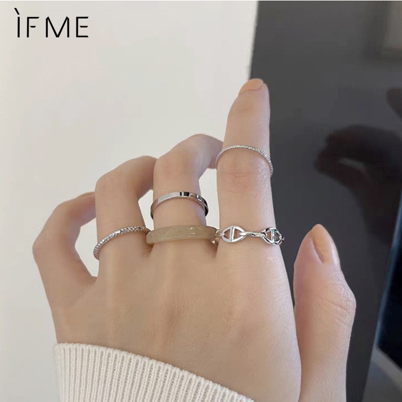 IF ME Set 5 nhẫn đeo tay thời trang Hàn Quốc cho nữ