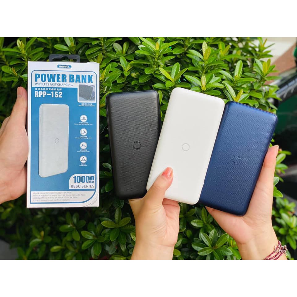 Sạc dự phòng không dây Remax RPP-152 10000mAh