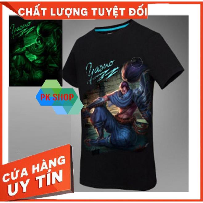 Áo thun liên minh huyền thoại in 3D Đen trong game LMHT-LoL hàng quảng châu cao cấp !