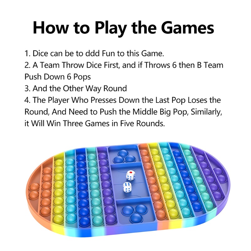 Đồ Chơi Bàn Cờ Bấm Xả Stress 13In Nhiều Màu Sắc Cho Trẻ Em Plus