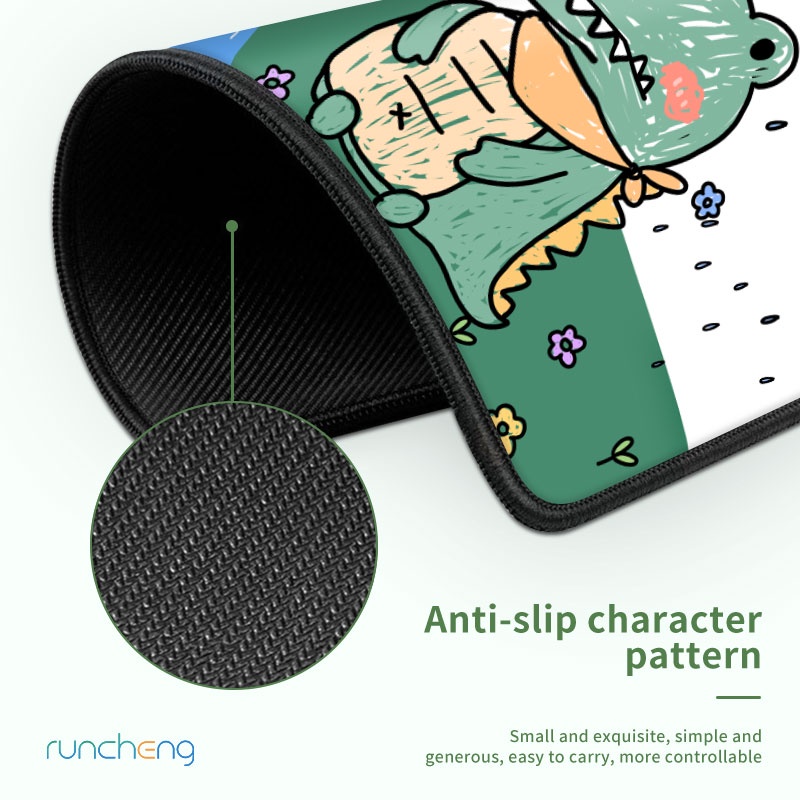 Tự làm tấm lót chuột kiểu dáng dễ thương Túi đựng máy tính xách tay có cùng đoạn 37 * 25 cm cao su vừa mousepad bàn phím PC Bàn phím máy tính văn phòng máy tính xách tay bàn chuột không trượt pad làm sạch máy tính để bàn