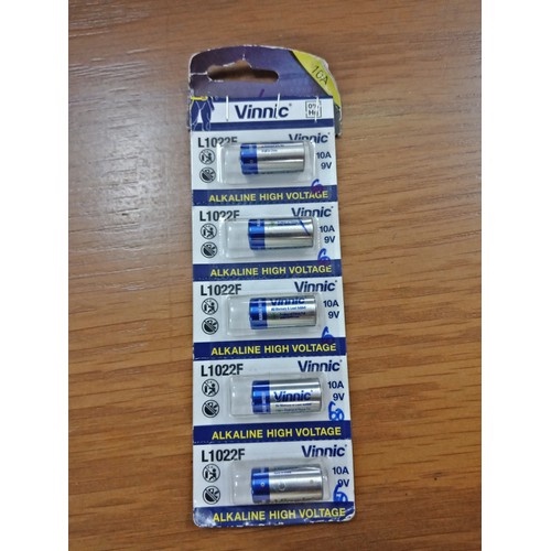 Pin Vinnic L1022F 10A 9V VỈ 5 VIÊN