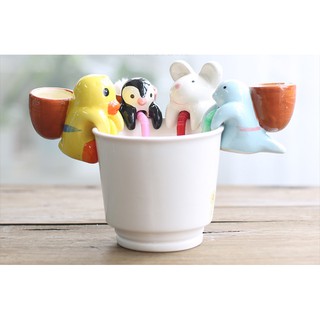 CHẬU TRỒNG CÂY MINI ĐỂ MIỆNG LY TỰ TƯỚI