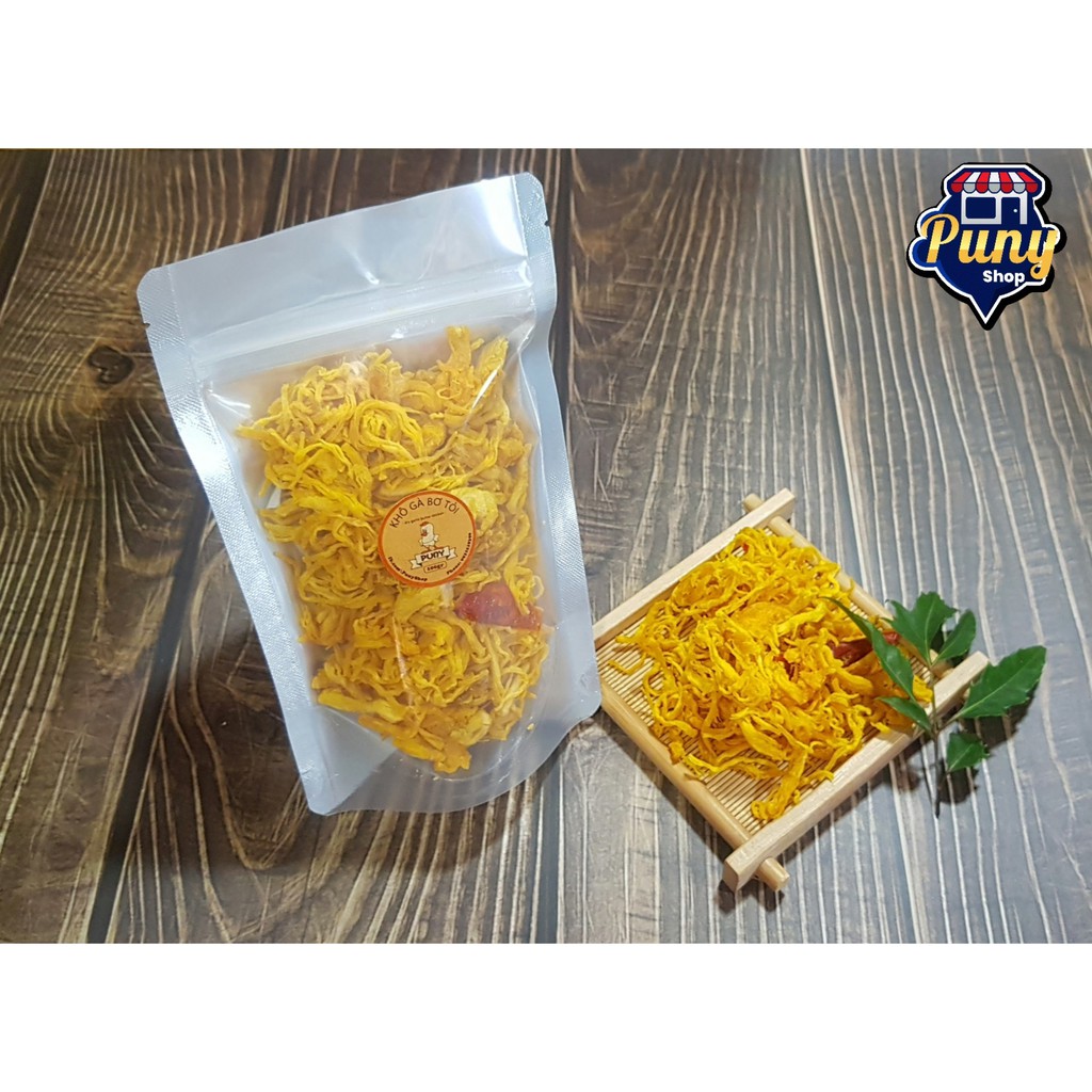 KHÔ GÀ BƠ TỎI 300gr  thơm lừng đặc biệt,ngon ngất ngây | BigBuy360 - bigbuy360.vn