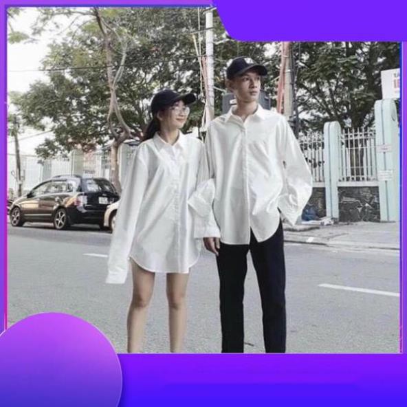 🔱🔱 Áo sơ mi tay dài phom rộng unisex 2 size cho cả nam và nữ 🔱 Xuất Châu Âu 🔱 | BigBuy360 - bigbuy360.vn