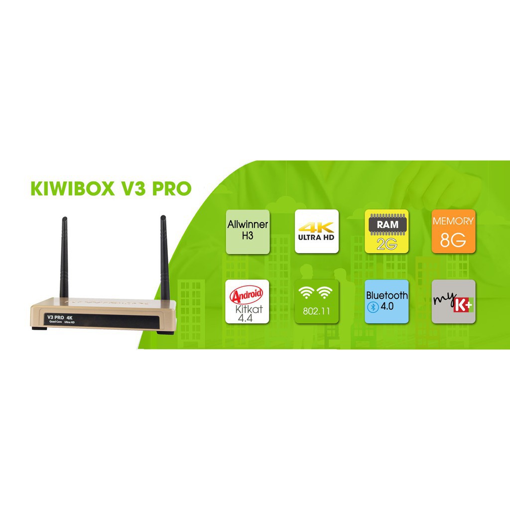 Android tivi box kiwibox V3 pro Ram 2G