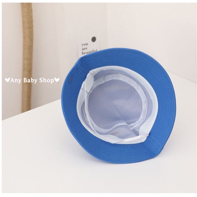 Mũ nón Bucket rộng vành thời trang mặt cười nổi bật cho bé trai và bé gái 8 màu siêu cute hột me -có dây nón   ❣❣