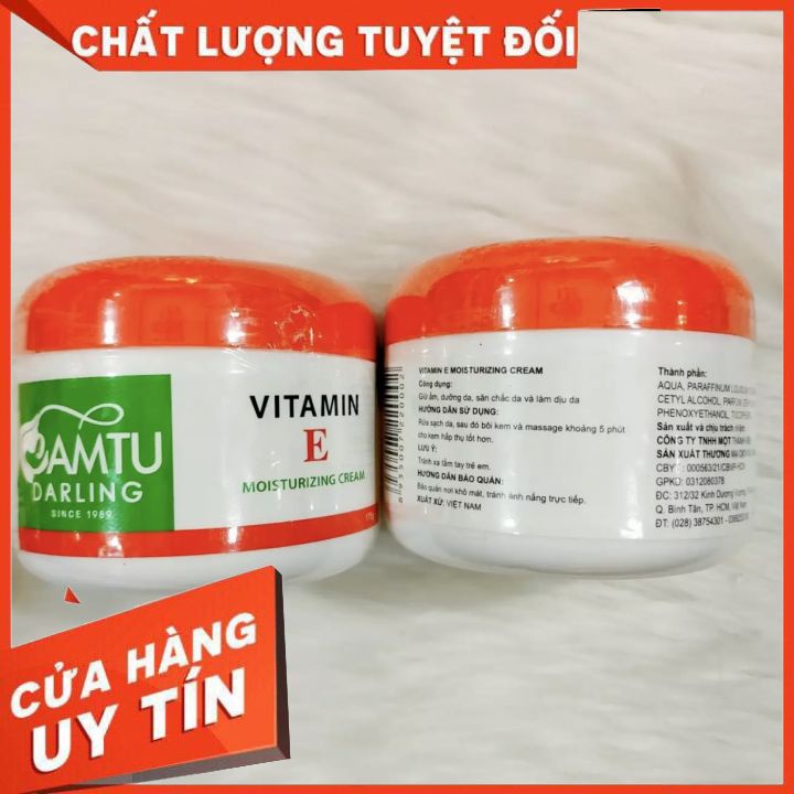 Kem Giữ Ẩm massage mặt Vitamin E Darling 175g-mát xa giúp da dưỡng ẩm từ bên trong cho da săn chác khỏe khắn,căng mịn