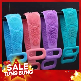 Dây Tắm Chà Lưng Silicon 2 Mặt