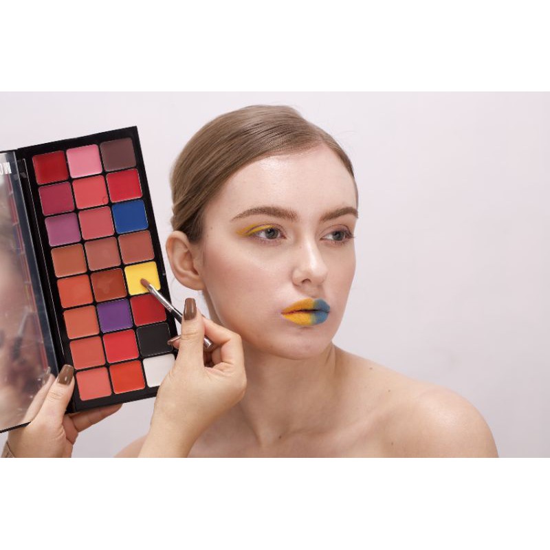 Bảng son trang điểm chuyên nghiệp 24 colors professional lip palette Thái ( dupe Anastasia)