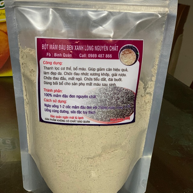 Mầm đậu đen xanh lòng (Tự làm)