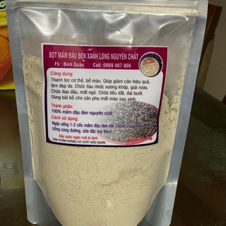 Mầm đậu đen xanh lòng