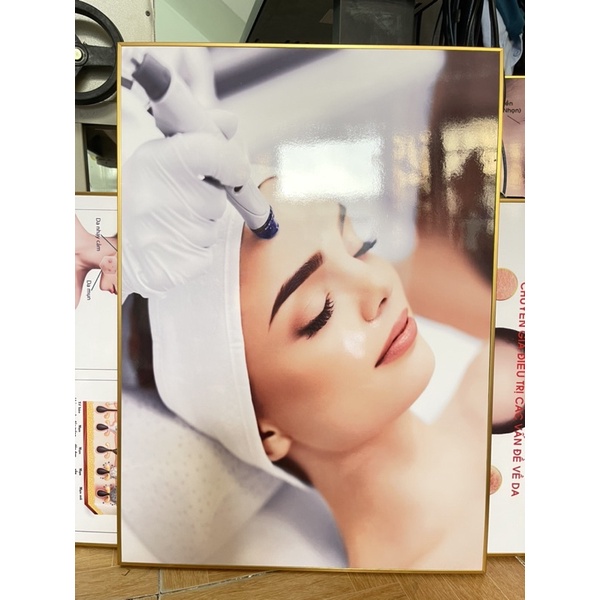 KHUNG TRANH SPA CHĂM SÓC DA MẶT TREO TƯỜNG TRANG TRÍ THẨM MỸ VIỆN- SPA