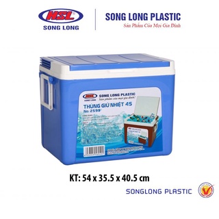 Thùng đá , giữ nhiệt- song long- thùng 45l
