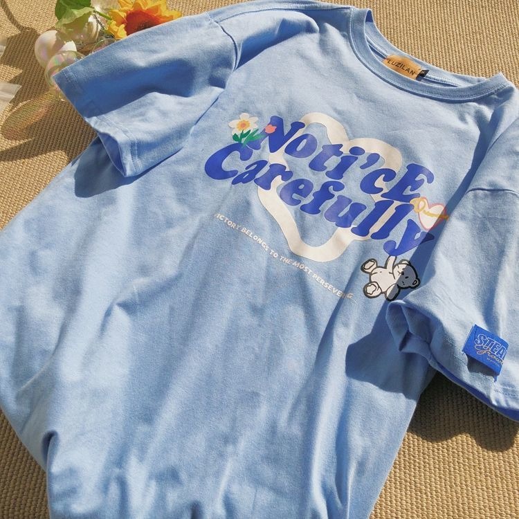 NRVP Áo Thun Tay Ngắn Cổ Tròn Thời Trang Mùa Hè Phong Cách Đường Phố Nhật Bản 2022 Cho Nữ