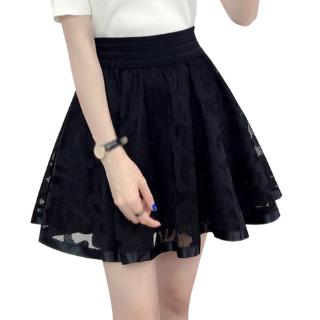 Chân Váy Lưới Hai Lớp Lưng Cao Họa Tiết Quả Việt Quất Thời Trang