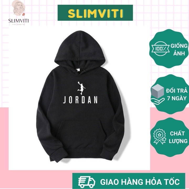 Áo hoodie nam nữ JORDAN form rộng dày có mũ local brand SLIMVITI | BigBuy360 - bigbuy360.vn