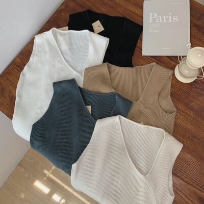 Áo tanktop cổ lệch A-2151 cá tính, áo nữ cá tính