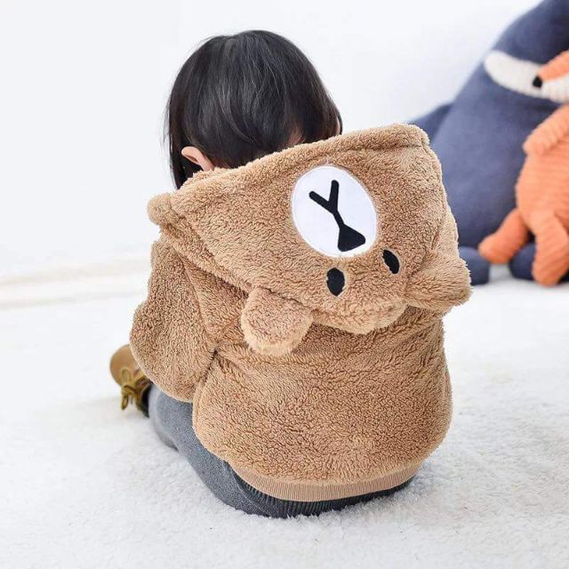 Gom áo lông gấu siêu dày siêu ấm