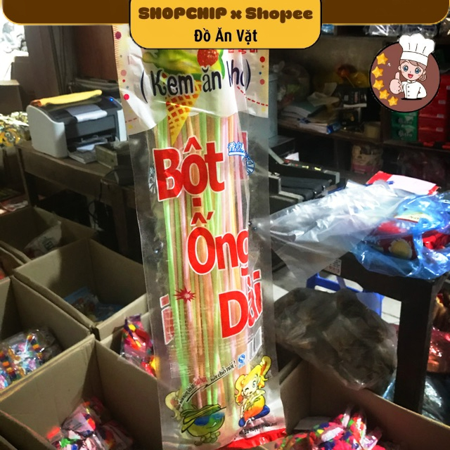 Sỉ Kẹo Bột Ống Tăm Dài