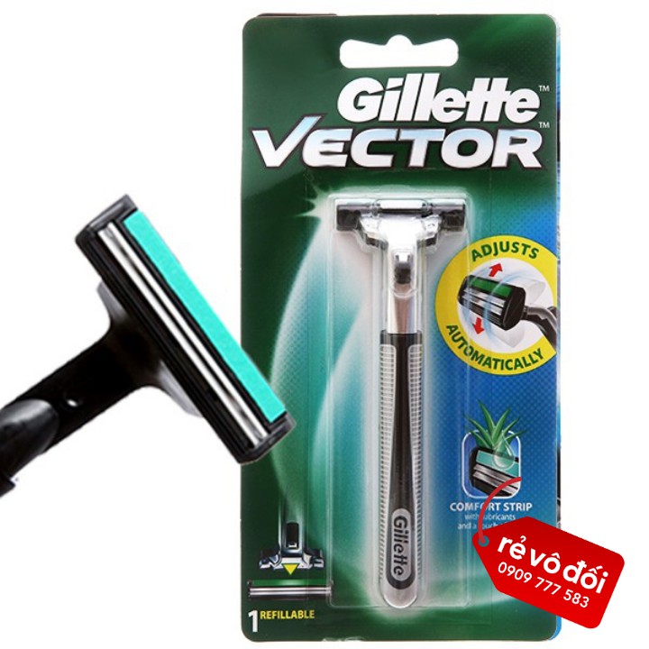 [ Chính hãng ] Dao cạo râu Gillette Vector 2 lưỡi kép