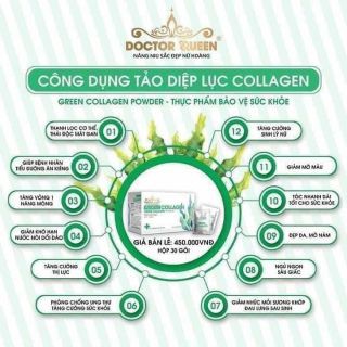 Tảo diệp lục collagen Doctor Queen | Thế Giới Skin Care
