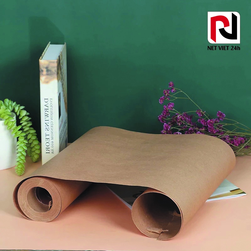 Giấy xi măng, giấy kraft gói hàng, gói quà hoặc làm mẫu thiết kế rập trong ngành may - KT: 52X72CM