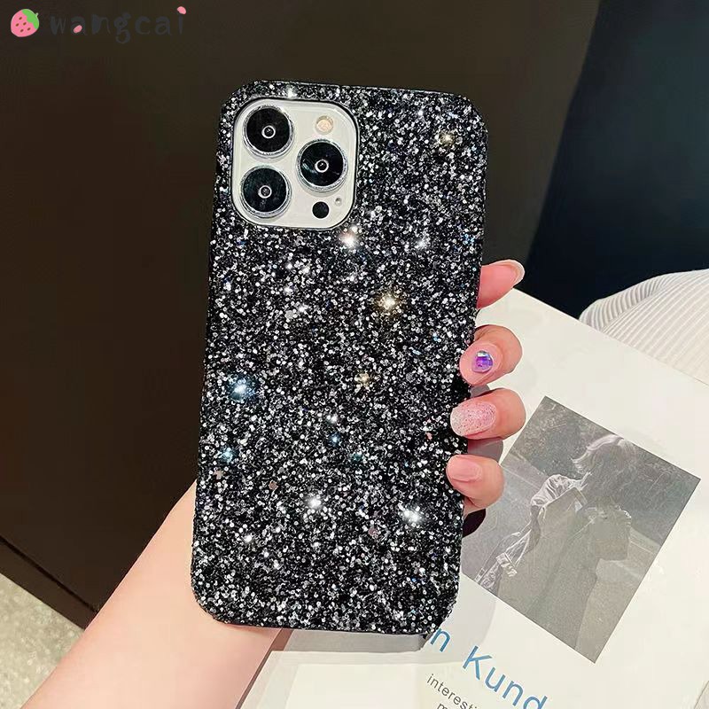 Ốp Điện Thoại Cứng Trang Trí Kim Tuyến Cho iPhone 14 Plus 13 12 Mini 11 Pro Max XS Max XR X 7 8 6 6s Plus SE 2020