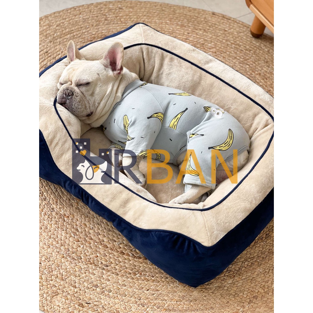 𝗨𝗿𝗯𝗮𝗻_Đệm/ổ nệm bo 4 góc cho thú cưng_Size dưới 10kg