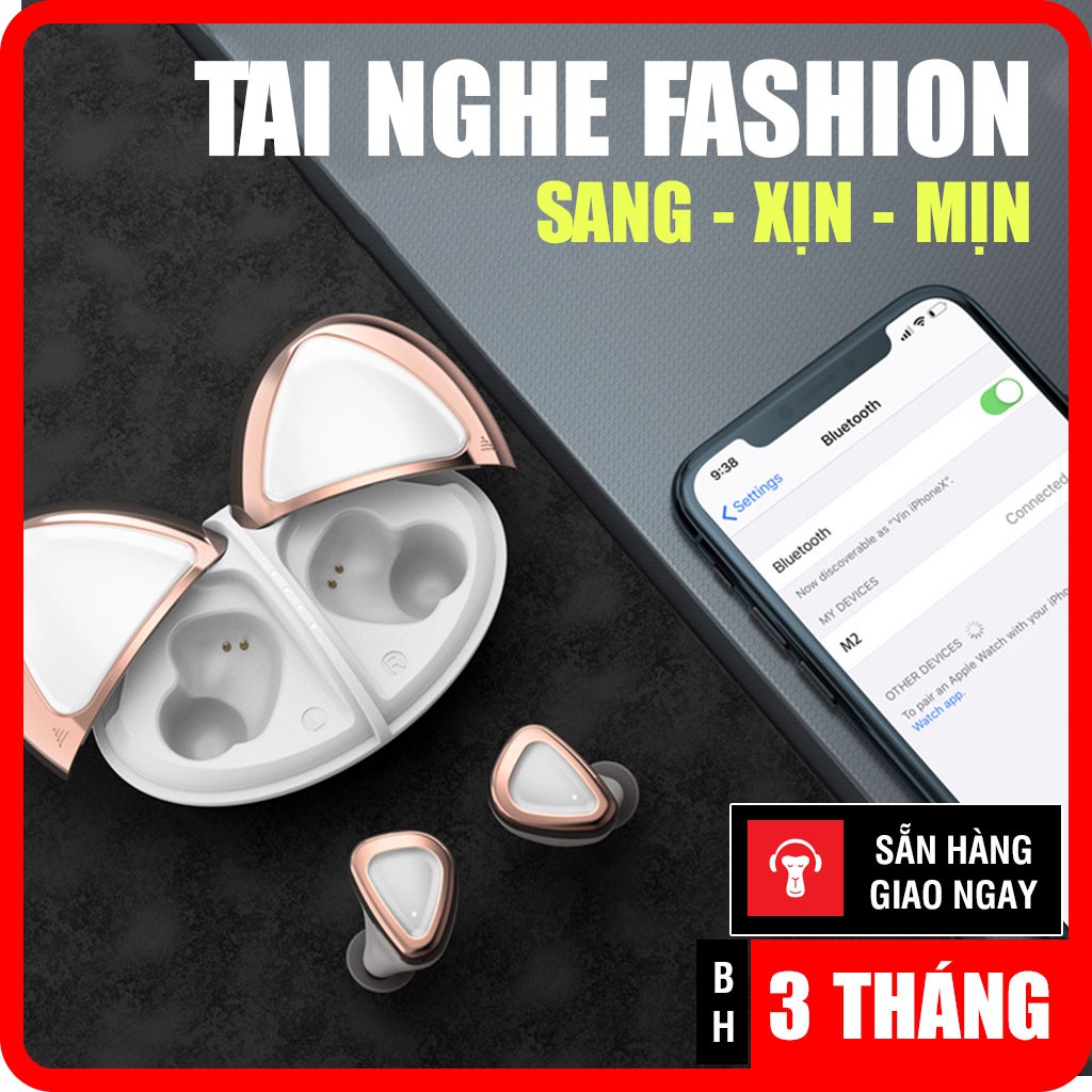 [ĐỈNH CỦA CHÓP] TAI NGHE BLUETOOTH thời trang không dây TWS - Top 1 tai nghe phong cách thời trang đẹp nhất 2020