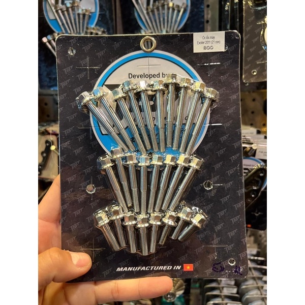 Ốc full lốc máy TBT inox 304 mẫu V2