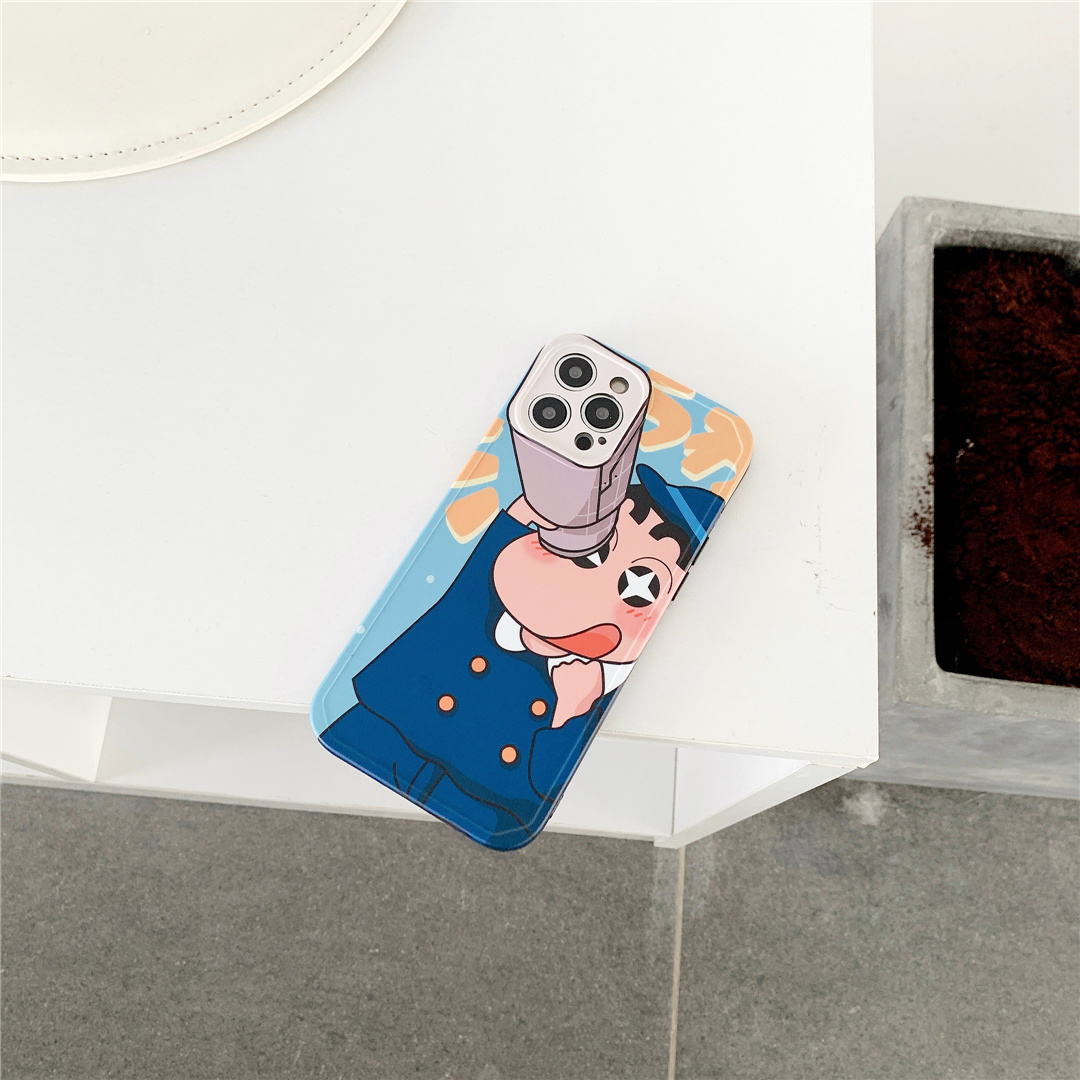 Ốp lưng điện thoại nhựa mềm hình Crayon Shin-chan cho iPhone12 mini 11 PRO MAX 7/8plus SE2020 X/XS XR XSMAX | BigBuy360 - bigbuy360.vn