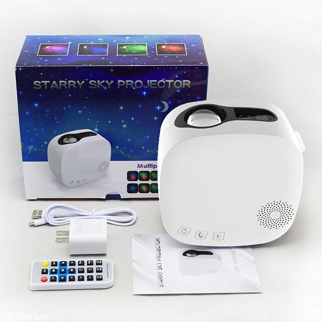 Đèn chiếu sao Galaxy Aurora Star Moon Bluetooth có điều khiển bằng giọng nói Thuận tiện cho người lớn và trẻ em