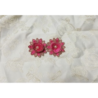 hoa trang trí áo dài 4cm