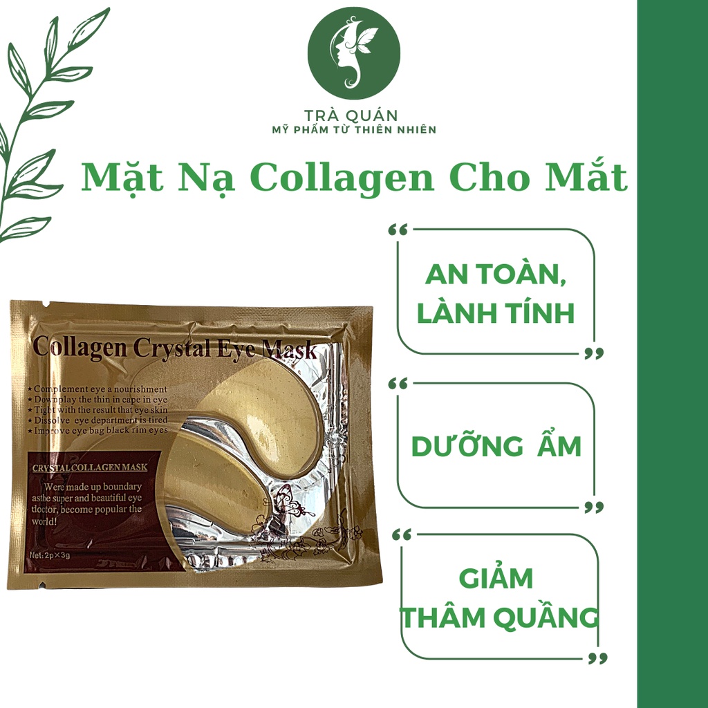 Mặt Nạ Mắt Collagen Dưỡng Da Vùng Quanh Mắt Làm Giảm Quầng Thâm Mắt Dưỡng Sáng Và Mịn Màng Vùng Da Quanh Mắt