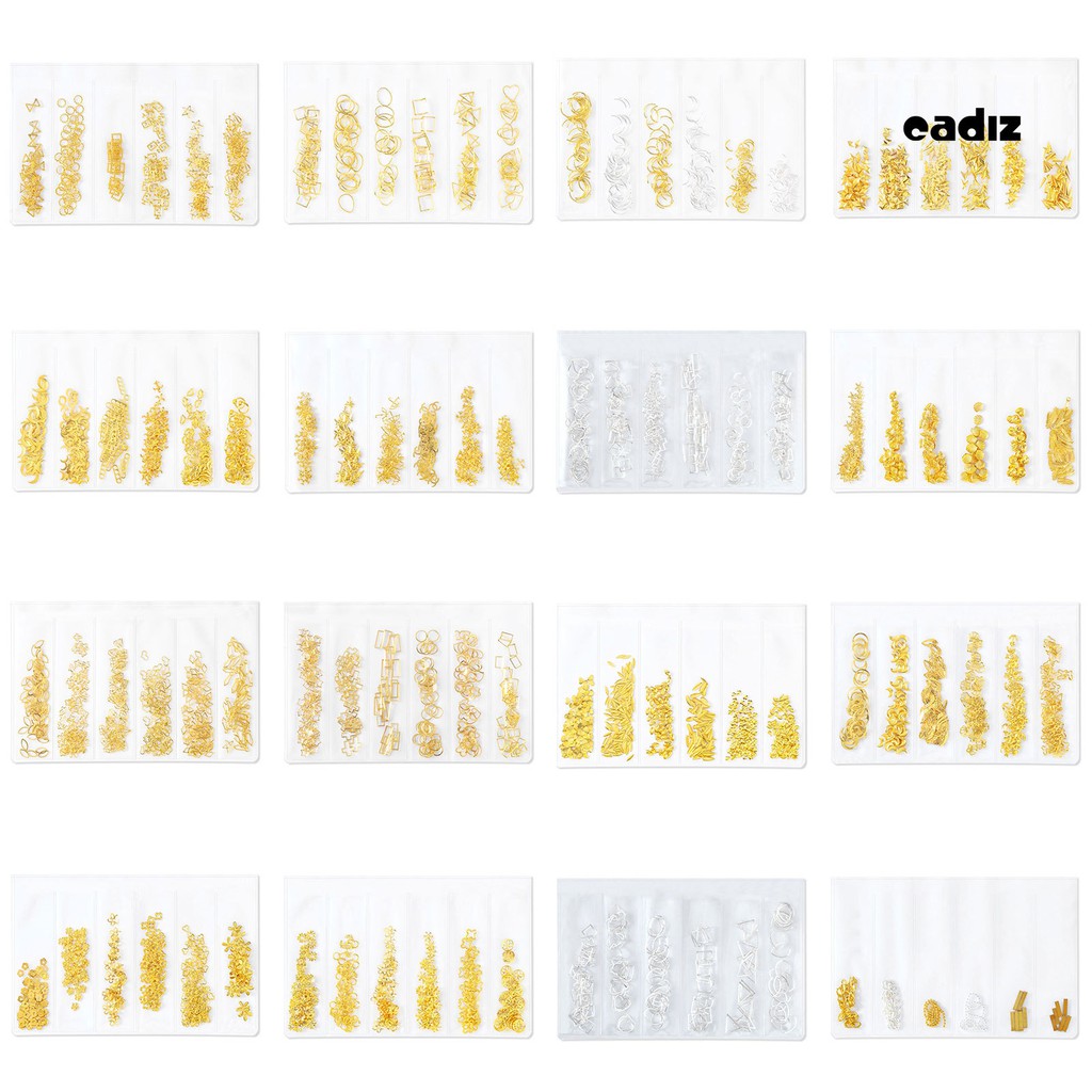 [Hàng mới về] Hộp Phụ Kiện Đinh Tán Trang Trí Móng Tay Nghệ Thuật