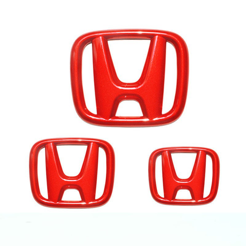 Honda jazz / city / hrv / civic / brv / Biểu Tượng Chữ h Màu Đỏ Bóng