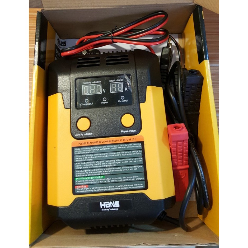 ETOOLS Bộ nạp ắcqui tự động Hans A10-1224