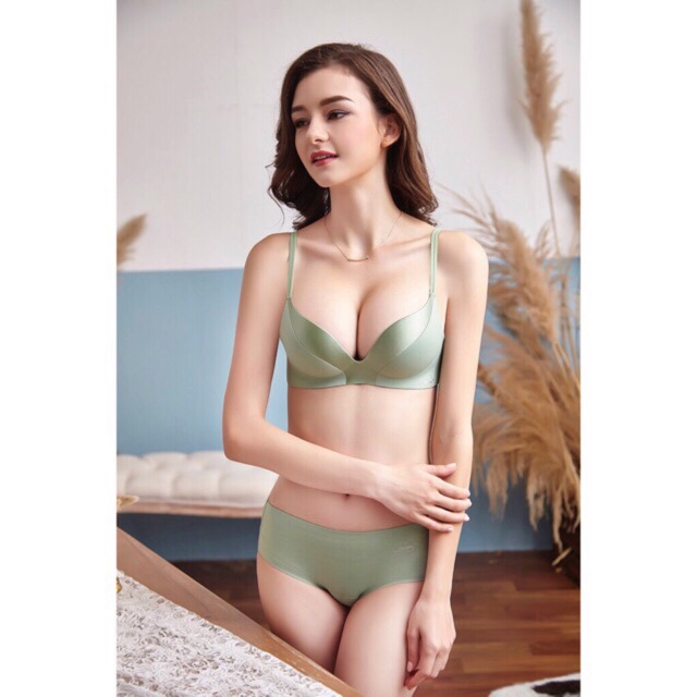 Áo Lót Nâng Ngực Phối Lụa Không Gọng Siêu Đẹp